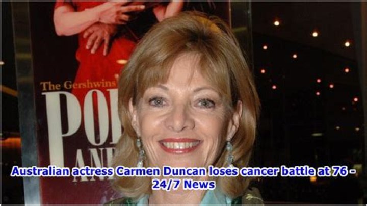 Aussie actress Carmen Duncan dead at 76!