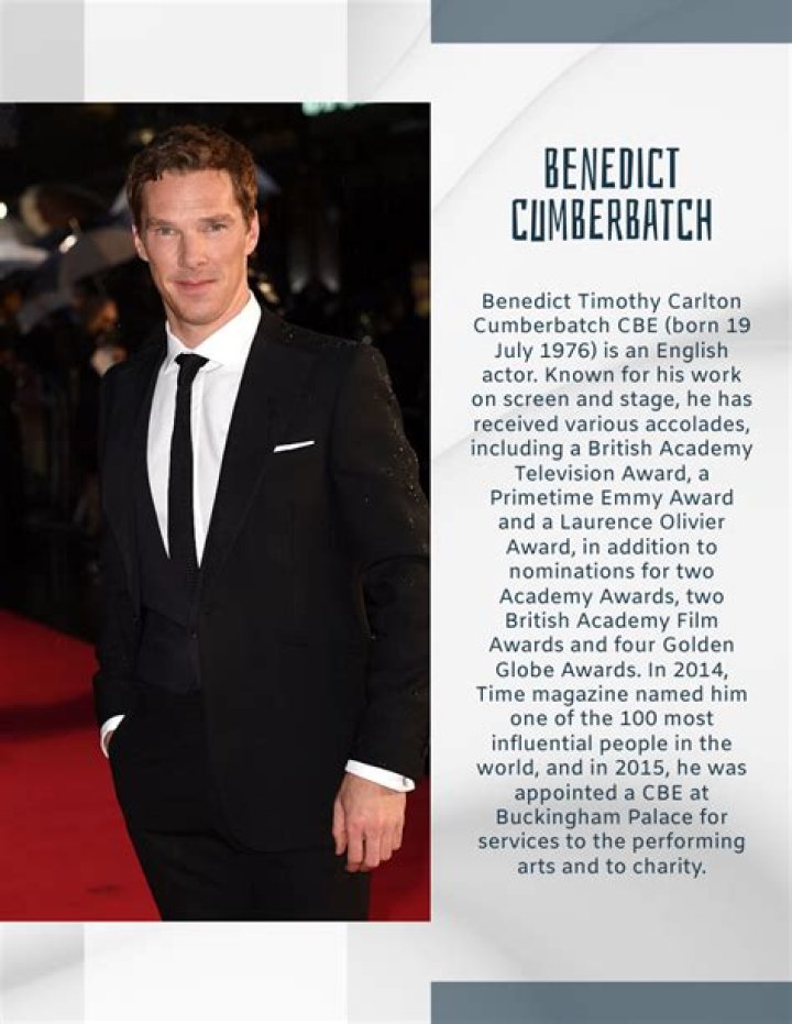 Benedict Cumberbatch Bio (Wiki) 