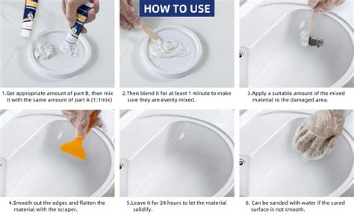 Can a porcelain sink crack be repaired?