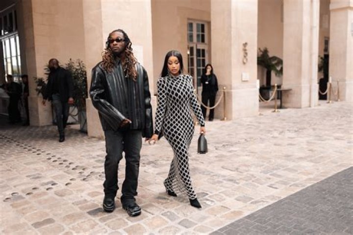 bitchy | Cardi B and Offset arrive at the Balenciaga show in Paris
