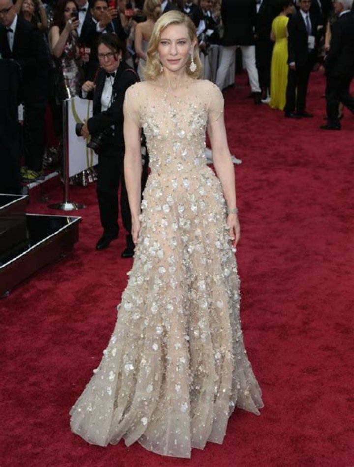 Cate Blanchett in bejeweled Armani at the Oscars: gorgeous or too fussy?