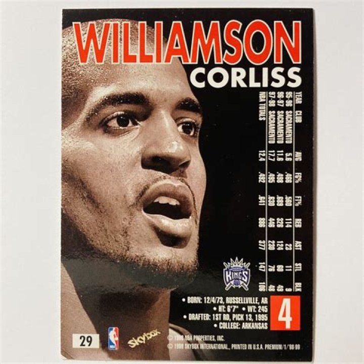 Corliss Williamson Bio (Wiki) 