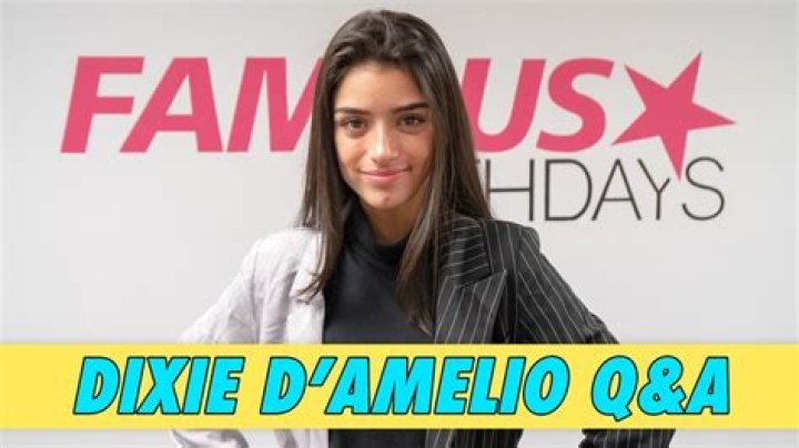 Dixie D'Amelio Q&A | Famous Birthdays