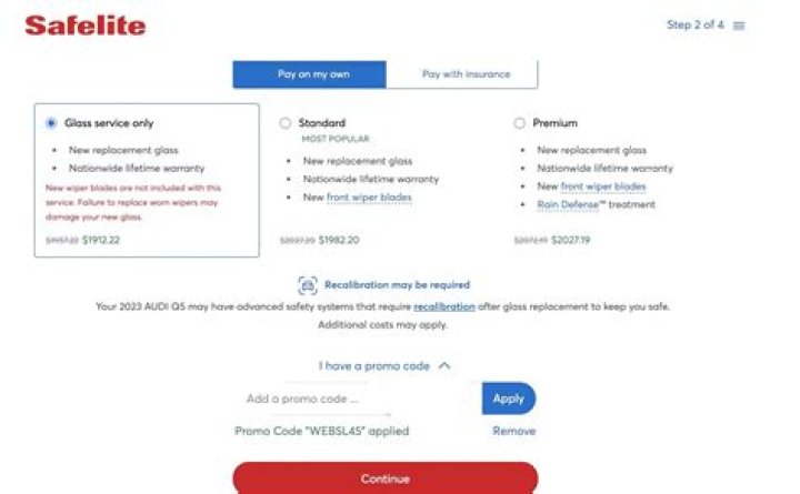 Does Safelite have payment plans?