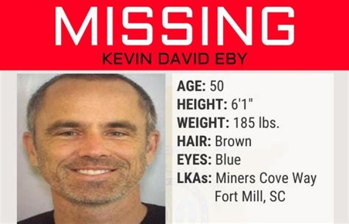 Fort Mill: Kevin Eby Missing Case Update Family And Biography