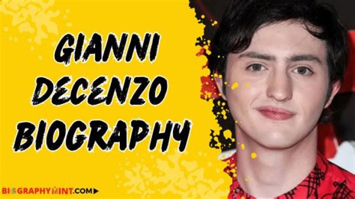 Gianni DeCenzo Bio (Wiki) 