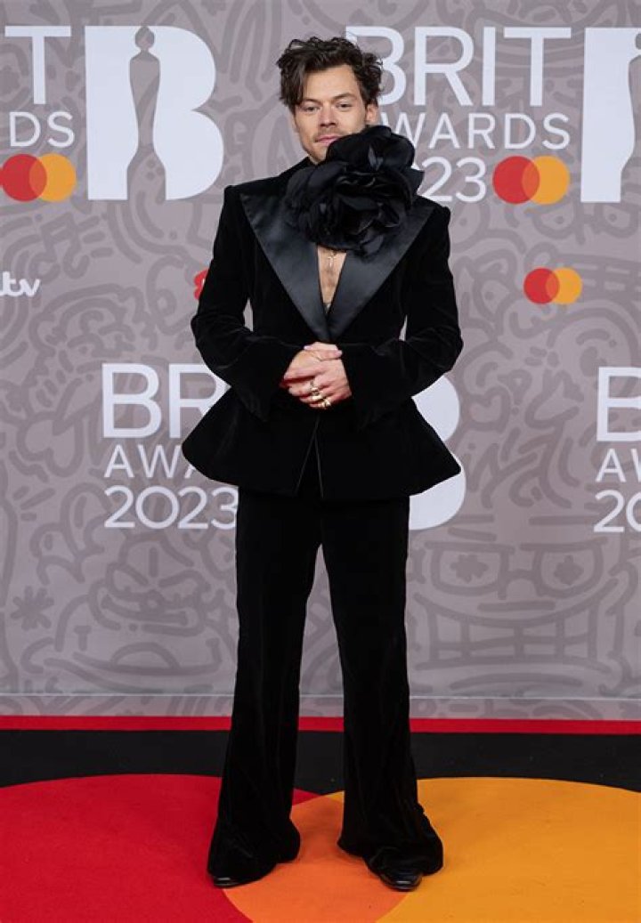 Harry Styles wore Nina Ricci & acknowledged his privilege at the BRIT Awards