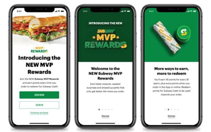 How do I add a subway Rewards card to my account?