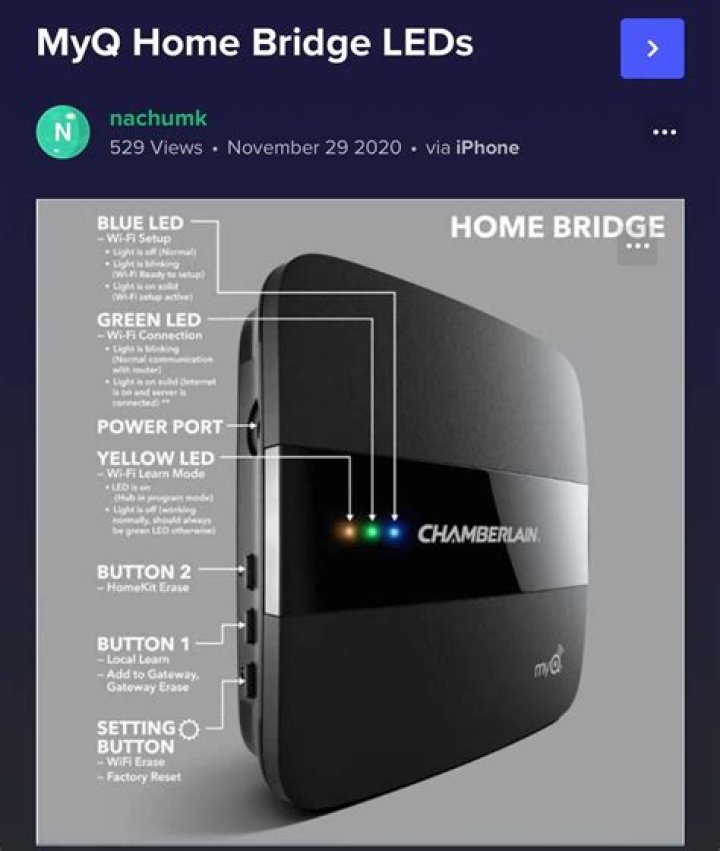 How do I change the WiFi on my Chamberlain MyQ?