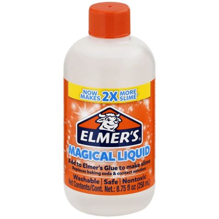 How do you make slime with Elmer’s magic liquid?