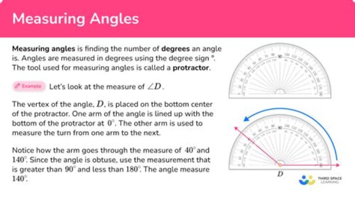 How do you measure an eye angle?