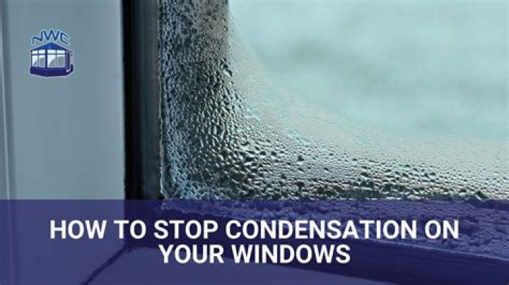 How do you stop condensation on a storm window?