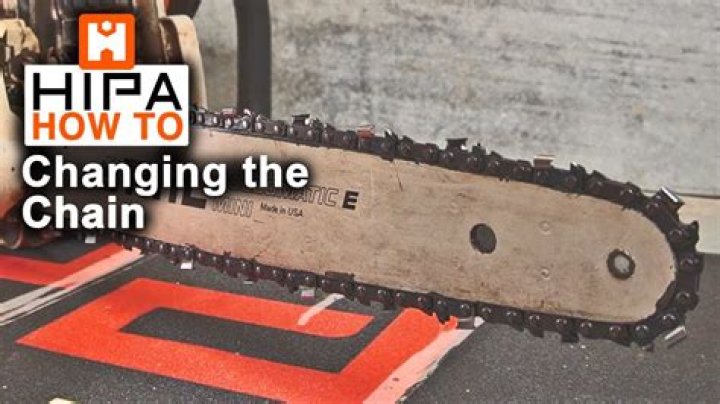 How do you tighten the chain on a Stihl ms180c?