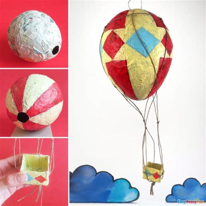 How long does a paper mache balloon take to dry?