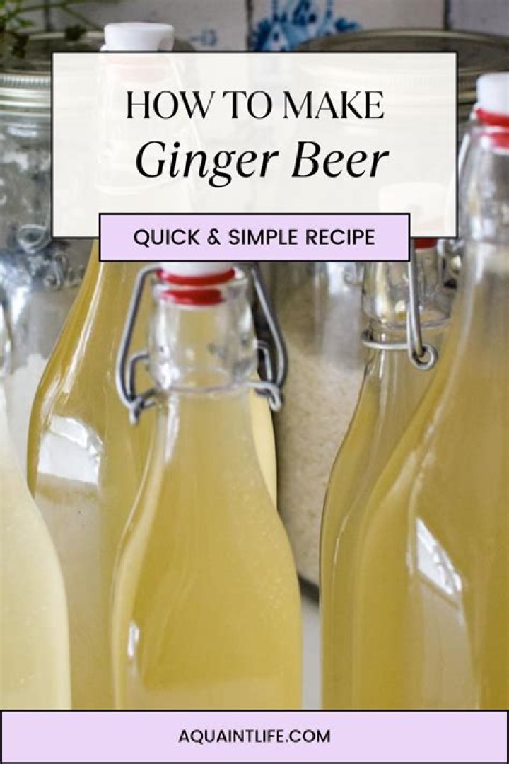 How long does homemade ginger beer last?