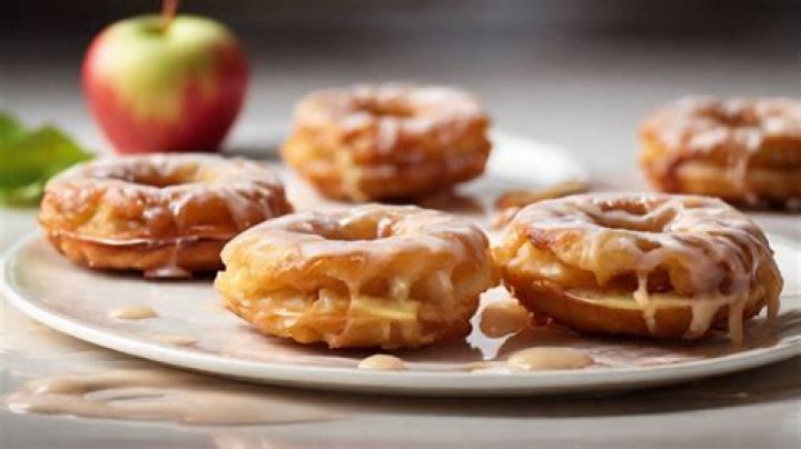 How many calories are in a Krispy Kreme apple fritter?