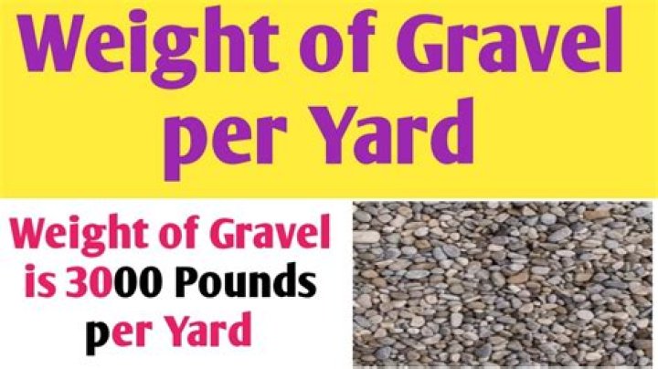 How much does a yard of #2 stone weight?