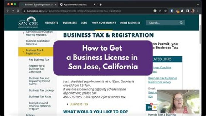 How much is a business license in San Jose CA?
