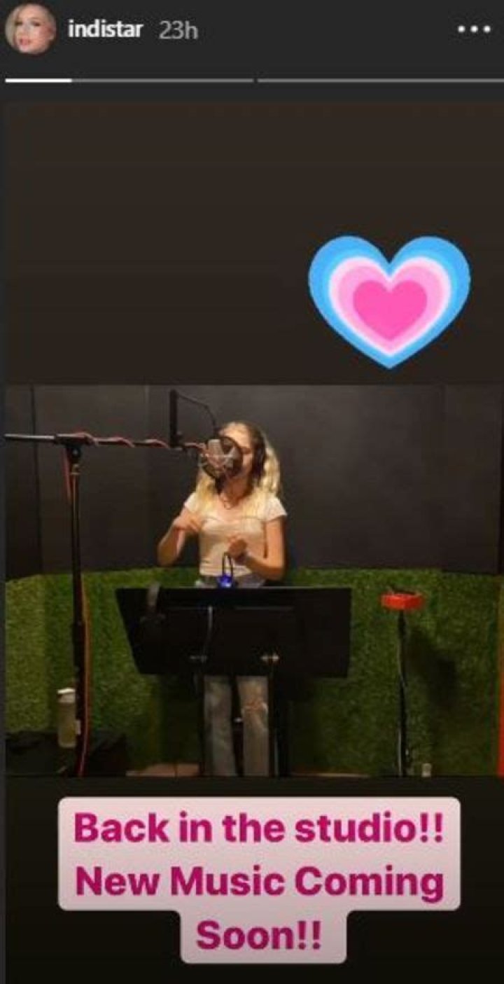 Indi Star Hitting Up the Studio Following 'Just Might Dance' & 'Lulla Bye Bye'