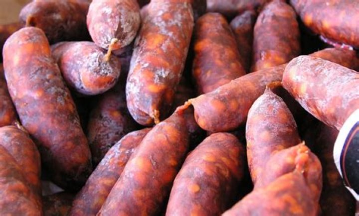 Is chorizo made with blood?