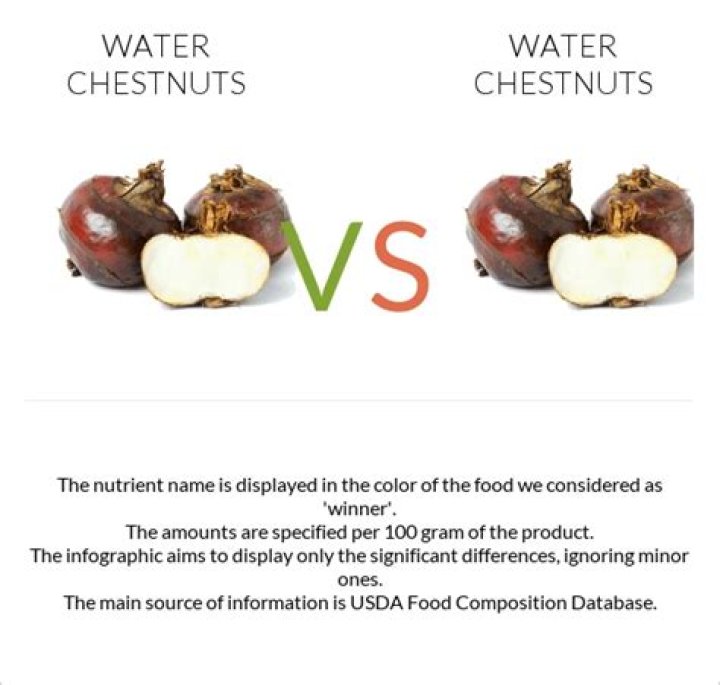 Is there a difference between water chestnuts and chestnuts?