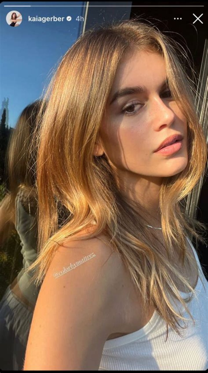 Kaia Gerber dyed her hair an odd shade of blonde in lockdown: love it or hate it?