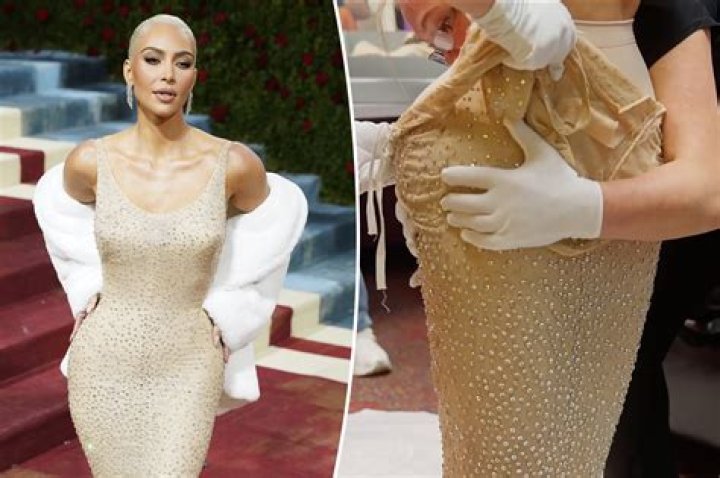 Kim Kardashian irreparably harmed the Marilyn Monroe dress at the Met Gala