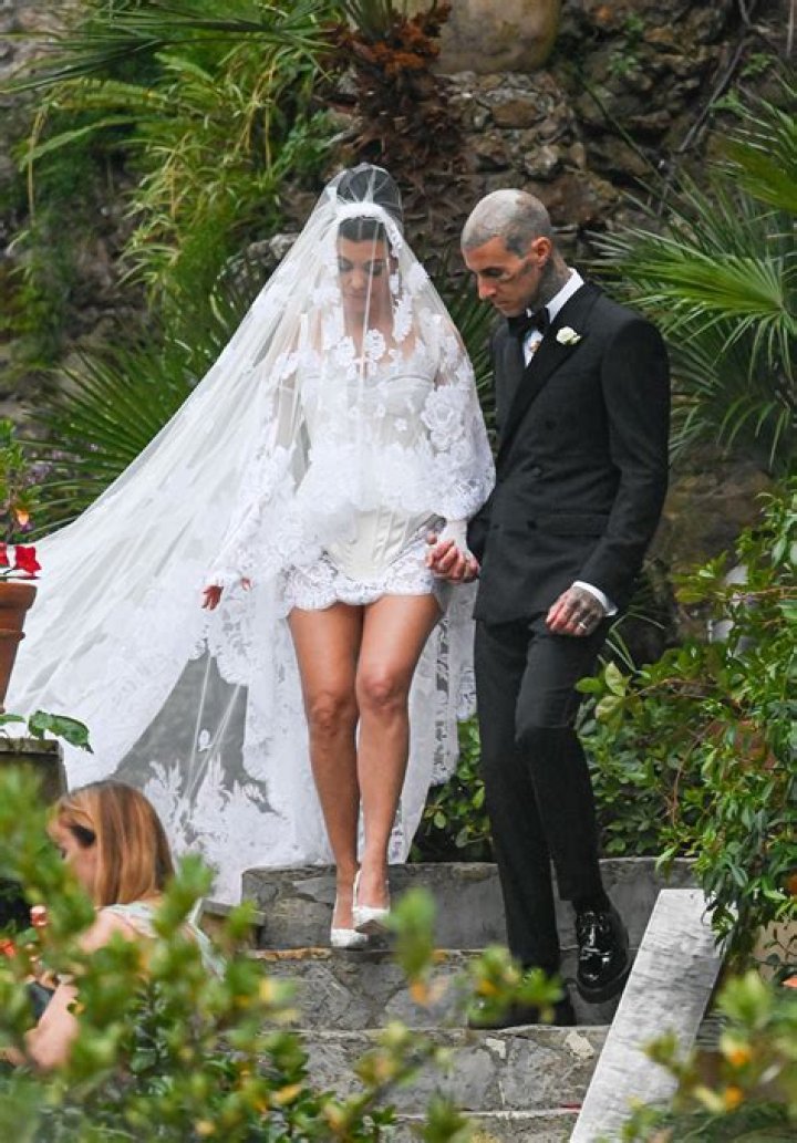 Kourtney Kardashian wore Dolce & Gabbana to her Portofino, Italy wedding