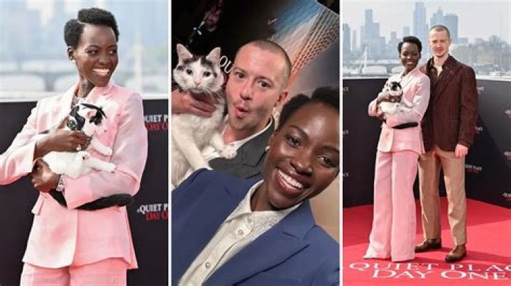Lupita Nyong’O and Her Kitty Costar, Schnitzel, Hit the Red Carpet to Promote ‘A Quiet Place: Day One’