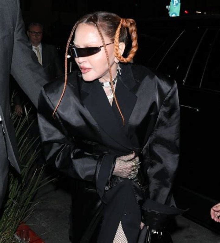 Madonna looked so puffy & plastic at the Grammys & after-parties