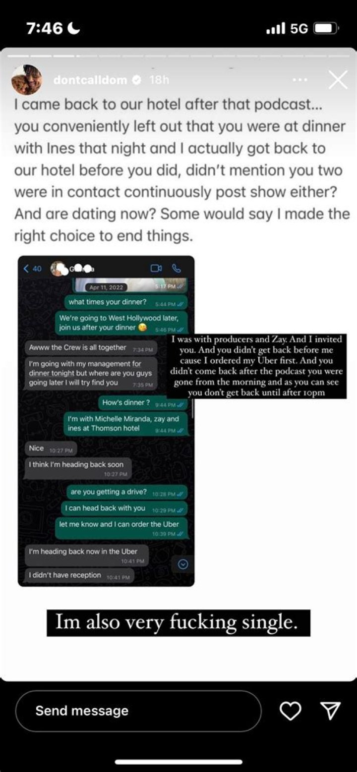 Perfect Match Dom Gabriel age, Instagram, TikTok, height, and more