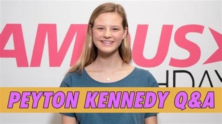 Peyton Kennedy Q&A | Famous Birthdays