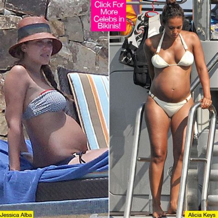 Pregnant Alicia Keys Bares her Belly for a Cause