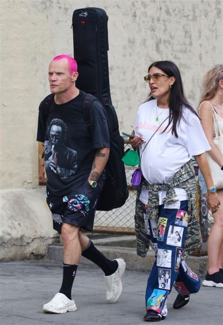 Red Hot Chili Peppers’ Flea is expecting his first baby with wife Melody Ehsani