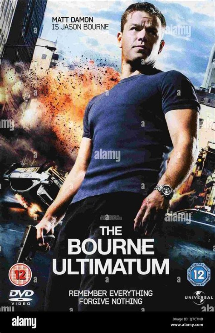 Stills from The Bourne Ultimatum with Matt Damon