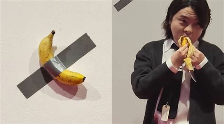 Student Eats $120K Banana Art Piece At A South Korean Museum Because He Was ‘Hungry’!