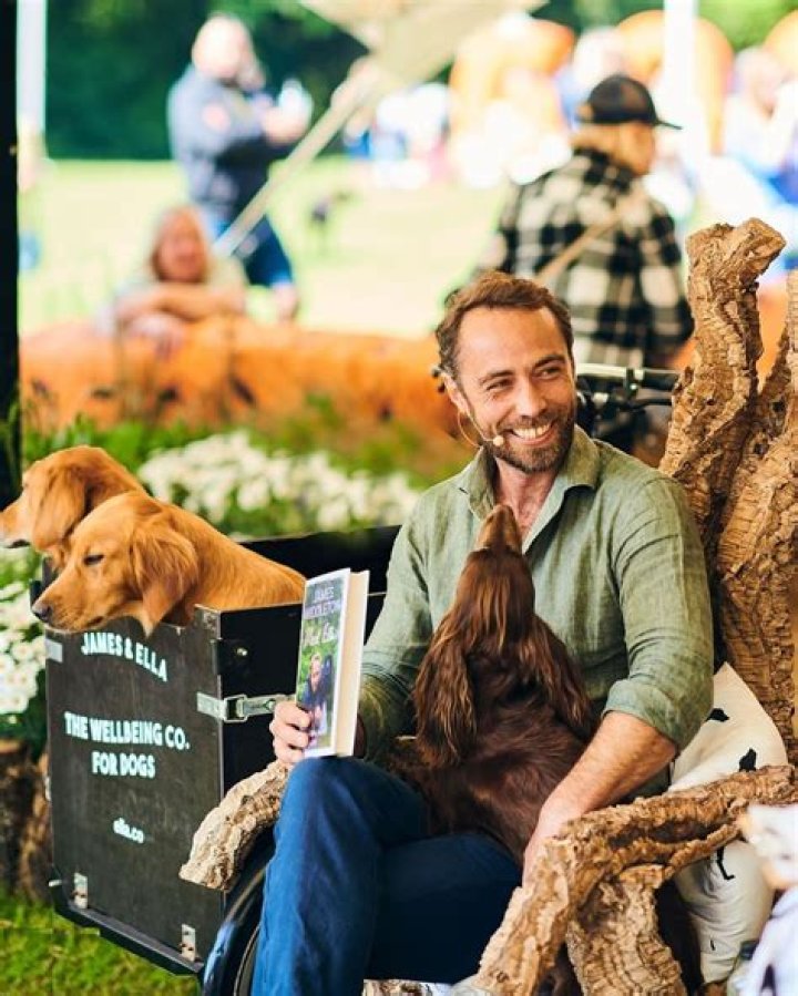 Wait, James Middleton was writing a book throughout 2023?