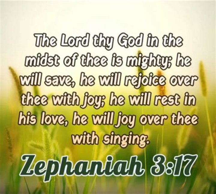 What does it mean that God will rejoice over us with singing (Zephaniah 3:17)?