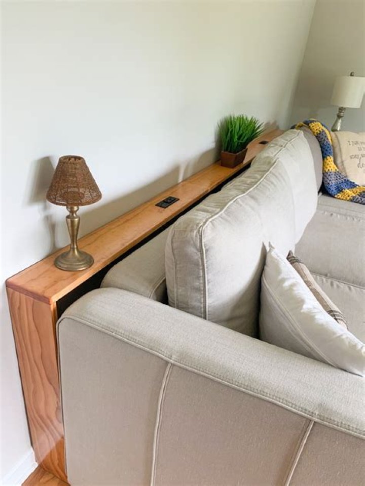 What is the name of the table that goes behind the couch?