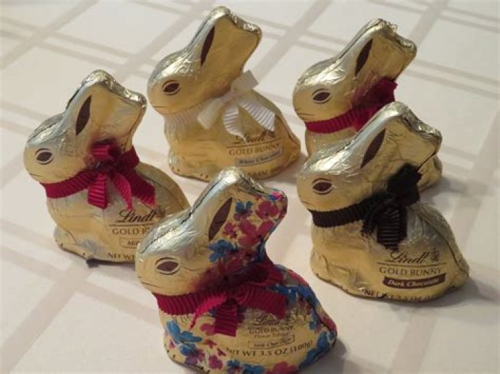 What part of chocolate bunny do you eat first?