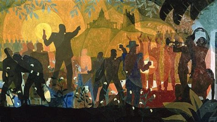 What type of art did Aaron Douglas do?