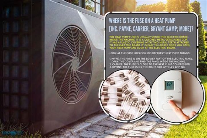 Where is the fuse on a heat pump?
