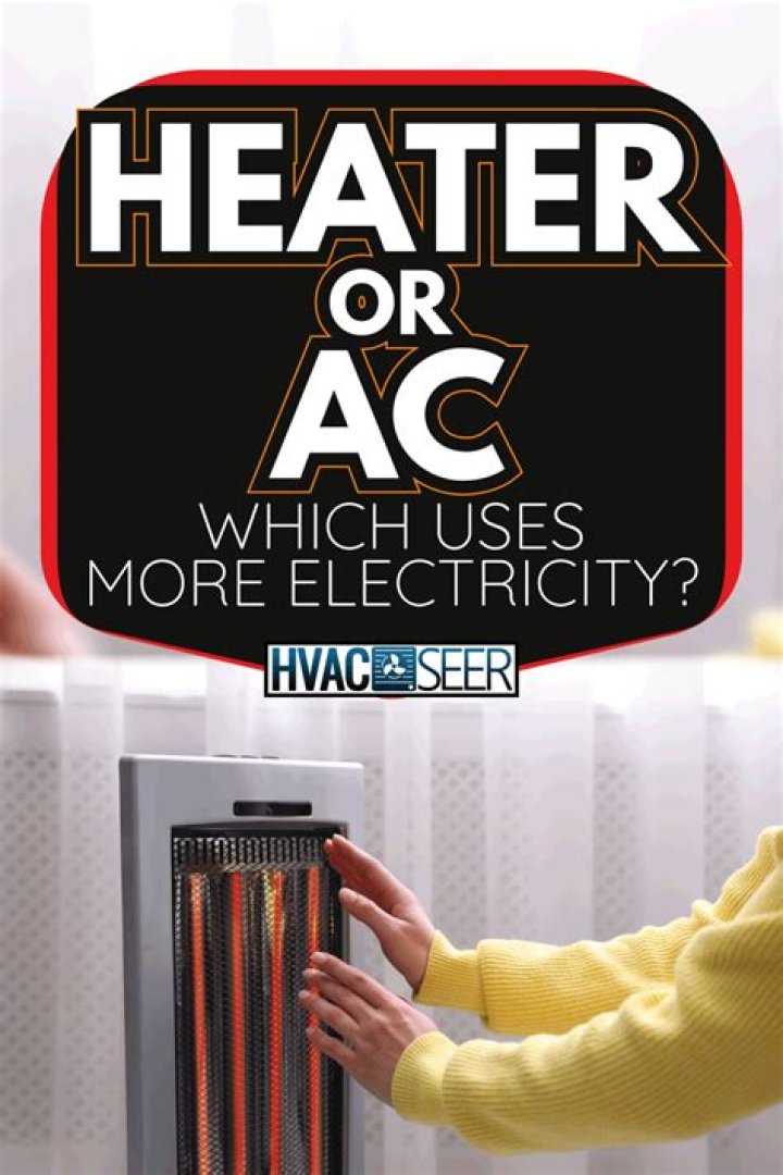 Which uses more electricity heater or AC?