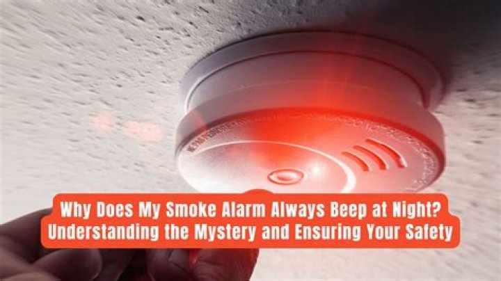 Why does my smoke alarm beep 5 times?